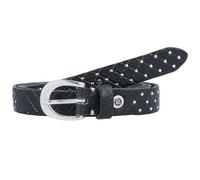 b.belt Cintura con borchie Lilou in pelle schwarz (BB0848L10-90-0790)