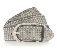 b.belt Riva Colour Leather Belt W110 Light Grey