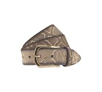 b.belt Cintura Sabia in pelle vanille/gold metallic (BB0984L59-80-1217)
