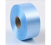 "B-BLACK" Nastro Feste Mm.50X100M Colori Vari Matrimonio Nascita (Azzurro)