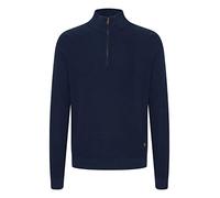 b BLEND Bhcodford-Pullover con Mezza Zip in Polipropilene Maglione, 194024_Dress Blues, L Uomo