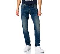 b BLEND Twister Multiflex Slim Fit-Noos Jeans, 200292_Denim Blu Scuro, W34 / L32 Uomo