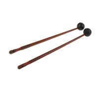 B Blesiya Confezione Da 2 Tamburo A Mano In Legno Glockenspiel Handpan Eseguire Bacchette Da Battitore 235mm/ 9.25 Pollici