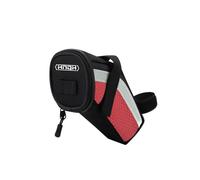 (B borsa rossa) Borsa da sella per bicicletta impermeabile, borsa portaoggetti per cellulare e smart