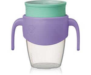 B.Box 360° Trainer Cup bicchiere salvagoccia con maniglie Lilac Pop 6m+ 250 ml