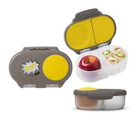 b.box Batman Porta Merenda | Mini Bento Box con 2 Scomparti a Prova di Perdite | Porta Pranzo e Porta Merenda Bambini Scuola | Lunch Box Bambini Adatto a Frutta Intera | Senza BPA