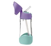 b.box Borraccia Bambini in Tritan | Borraccia con Cannuccia e Tappo Antigoccia | Ergonomica | Design Moderno e Adatto ai Bambini, Ideale da Introdurre Dopo i Bicchieri con Beccuccio | 450 ml