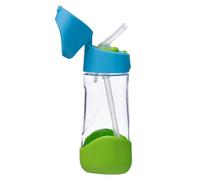 b.box Borraccia Bambini in Tritan | Borraccia con Cannuccia e Tappo Antigoccia | Ergonomica | Design Moderno e Adatto ai Bambini, Ideale da Introdurre Dopo i Bicchieri con Beccuccio | 450 ml