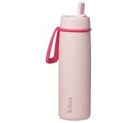 b.box Borraccia Isotermica con Coperchio Flip Top, Acciaio Inox a Triplo Strato, Mantiene le Bevande Fredde fino a 44 Ore, Coperchio Antigoccia con Cannuccia in Acciaio Inox, Senza BPA, 690 ml