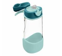 b.box Borraccia sportiva con beccuccio | Bottiglia facile da impugnare e coperchio a tenuta stagna, design moderno e adatto ai bambini, inclinabile e sorseggiare | 450 ml/15