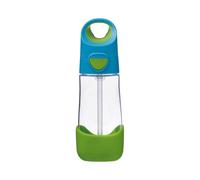 B.box Bottle with Straw Blue Verde 450 ml - Bottiglia riutilizzabile