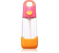 B.Box Bottle with Straw bottiglia con cannuccia Strawberry Shake 450 ml