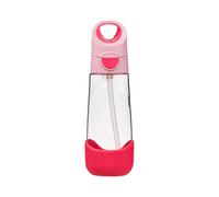 B.box Bottle with Straw Flamingo Fizz 600 ml - Bottiglia riutilizzabile