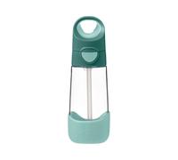 B.box Bottle with Straw Smeraldo Foresta 450 ml - Bottiglia riutilizzabile
