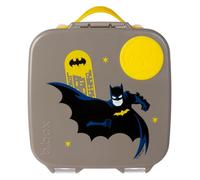 b.box Contenitore per il pranzo per bambini con scomparti Batman | Jumbo Bento Box con 4 scomparti (2 a prova di fuoriuscita), divisorio rimovibile, contenitore per il pranzo in gel a partire da 3, 2