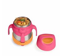b.box Contenitore Termico per Alimenti Caldi o Freddi | Portavivande Termico per Bambini Facile da Aprire | Acciaio Inox Doppia Parete | Cibo Freddo Fino a 7 ore, Caldo Fino a 5 Ore | 335 ml