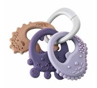 b.box Giochi Dentizione Neonati Trio Teether | Set di 3 Massaggia Gengive Neonati con Superficie Testurizzata su Anello Rimovibile | Massaggiagengive Neonato da 3 Mesi in Su | Diverse Trame