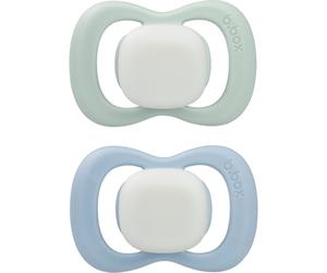 B.Box Glow 0-6m ciuccio Sky/Sage 2 pz