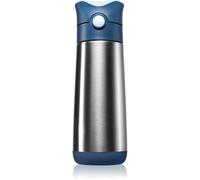 b.box Insulated Drink Bottle thermos con cannuccia Midnight 1 pz
