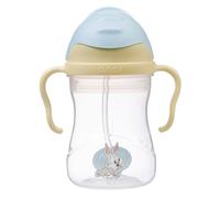 b.box Looney Tunes Tazza con Cannuccia | Bicchiere con Cannuccia Bambino | Coperchio Scorrevole, Cannuccia Ponderata, Antigoccia e Ergonomica | Senza BPA, Lavabile in Lavastoviglie | 6+m | 240 ml