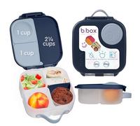 b.box Mini Porta Pranzo | Bento Box a 3 Scomparti (2 a Prova di Perdite) | Lunch Box per Bambini Piccoli | Per Pranzi e Spuntini | Adatto per Conservare Frutta Intera | Senza BPA