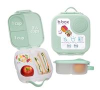 b.box Mini Porta Pranzo | Bento Box a 3 Scomparti (2 a Prova di Perdite) | Lunch Box per Bambini Piccoli | Per Pranzi e Spuntini | Adatto per Conservare Frutta Intera | Senza BPA