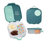 b.box Mini Porta Pranzo | Bento Box a 3 Scomparti (2 a Prova di Perdite) | Lunch Box per Bambini Piccoli | Per Pranzi e Spuntini | Adatto per Conservare Frutta Intera | Senza BPA