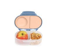 b.box Porta Merenda | Mini Bento Box con 2 Scomparti a Prova di Perdite | Porta Pranzo e Porta Merenda Bambini Scuola | Lunch Box Bambini Adatto a Frutta Intera | Senza BPA