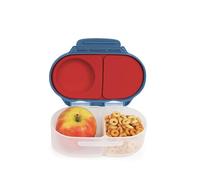b.box Porta Merenda | Mini Bento Box con 2 Scomparti a Prova di Perdite | Porta Pranzo e Porta Merenda Bambini Scuola | Lunch Box Bambini Adatto a Frutta Intera | Senza BPA