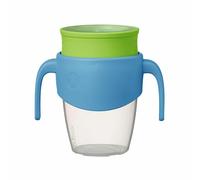 b.box Tazza 360 | Bicchiere Antigoccia Bambini con Bordo per Bere in Silicone | Tazza con Manici per Bambini con Sistema Anti Fuoriuscite | Lavabile in Lavastoviglie | 250 ml