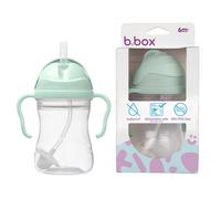 b.box Tazza con Cannuccia | Bicchiere con Cannuccia Bambino | Coperchio Scorrevo