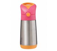 B.Box Thermos Mini thermos con cannuccia Pink Orange 350 ml