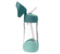 b.box TritanTM - Borraccia per bevande e acqua, facile da impugnare e coperchio a tenuta stagna, design moderno e adatto ai bambini, ideale per la tazza dopo sorseggiata, 450 ml (foresta di smeraldo)