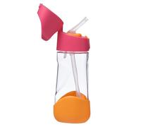 b.box TritanTM - Borraccia per bevande e acqua, facile da impugnare e coperchio a tenuta stagna, design moderno e adatto ai bambini, ideale per la tazza dopo sorseggiata, 450 ml (fragola Shake)
