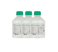 B-BRAUN | Siero Fisiologico | Fluidifica e Umidifica le Mucose Nasale | Rimuove le Secrezioni | Permette il Risciacquo e il Trattamento delle Ferite | Idratazione delle Bende | Confezione da 3x500ML