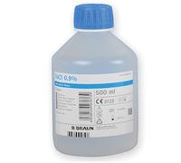 B-Braun Soluzione Salina Sterile Ecotainer, 500 ml, Confezione da 10