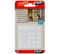 B Brinox 7062 0H-Blister 25 Gocce Protettiva Autoadesiva 9 mm X 2 mm.