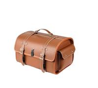ZHSDMB Borsa Moto per Vespa GTS GTV 250 300, con Grande capacità, Impermeabile, Borsa per Attrezzi per Moto, Borsa per Sedile Posteriore retrò, Accessori Moto,B-Brown