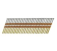 B & C Eagle A314 x 120HDR/22 Round Head 3 - 1/10,2 cm x .120 x 22 Degree Hot DIP Galvanized Ring Shank Plastic Collated framing Nails (500 per box)