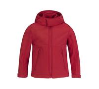 B&C Giubbotto Soft Shell Bambino Cappuccio Impermeabile Termo Isolante BCJK969