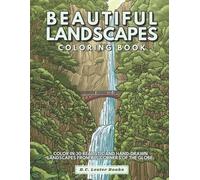 B C Lester Books Beautiful Landscapes Coloring Book (Tascabile)