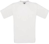 B&C Maglietta per Bambini Exact 150 / Bambini, bianco, 98 cm-104 cm