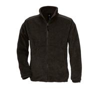 B&C Pile Zip Intera Poliestere Felpa con Tasche Uomo Collo Alto Lupetto BCFU703