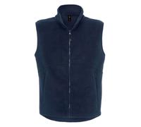 B&C Pile Zip Intera Senza Maniche da Uomo Smanicato Gilet Collo Alto BCFU705