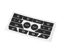 B Compatibile Con BMW Serie 5 520i 528i 535i 535d 550i 2009 2010 2011 2012 2013 2014 2015 Accessori Auto Cruscotto AC Climatizzatore Pulsante Adesivi Decalcomanie