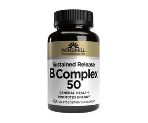 B-Complex A Rilascio Prolungato 60 Compresse Di Windmill Health