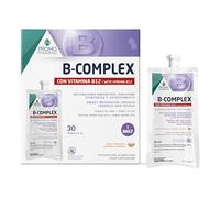 B-Complex - Complesso di Vitamine B Pronto da Bere per Ridurre Stanchezza e Affaticamento - Supporta il Metabolismo Energetico - Con Vitamina B12 da 1000 mcg - Gusto Arancia - 30 pouch da 25 ml