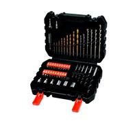 B&D A7188 Set 50 Pz Punte Per Forare Legno Muro Ferro Inserti Per Avvitare