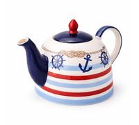 ChaCult | Silje Teiera | Teiera in Ceramica Decorata | Teiera Grande 1,9 Litri | Teiera Capacità per 8 Tazze