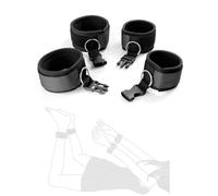 B - D - S - M set cinghie yoga in nylon regolabili cinghia da letto fissa per cinturini da polso e caviglie